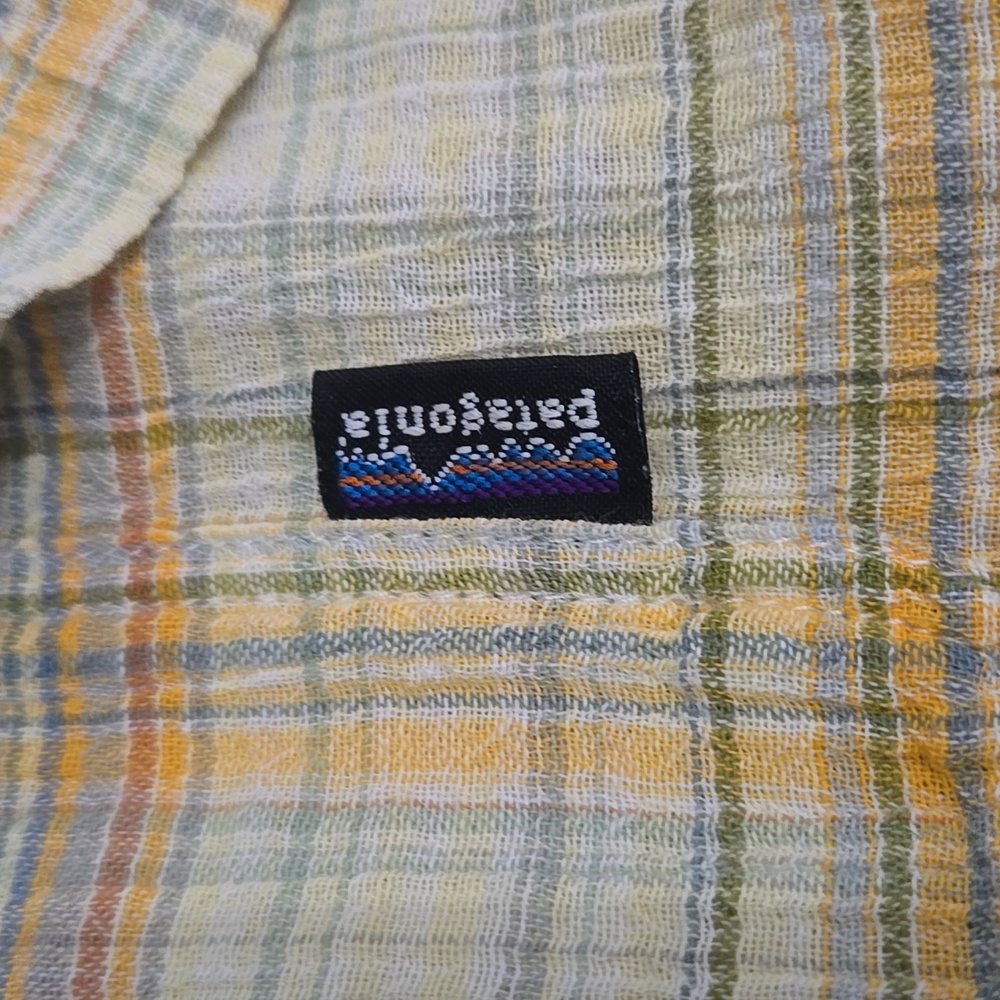 Patagonia Organic Cotton Plaid Shirt Size Xl - Picture 3 of 5